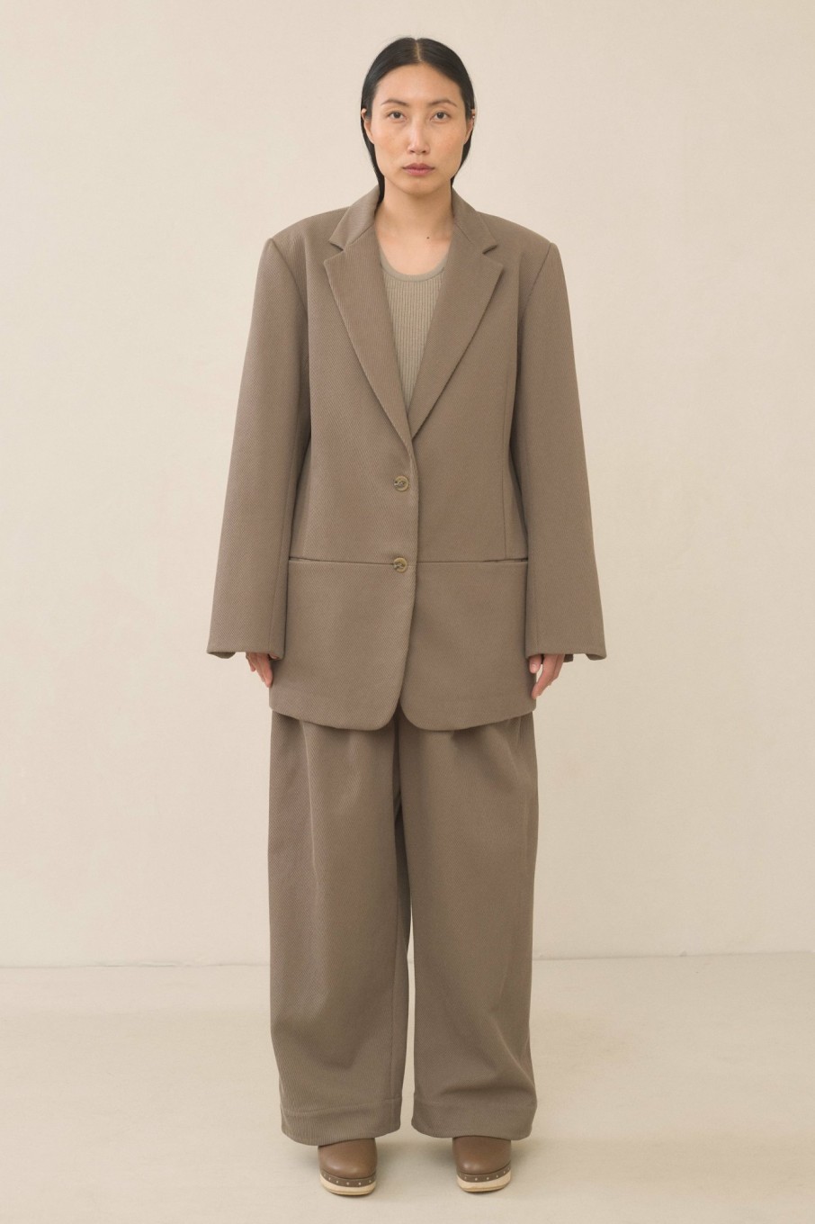 OUTER LAUREN MANOOGIAN | Twill Blazer