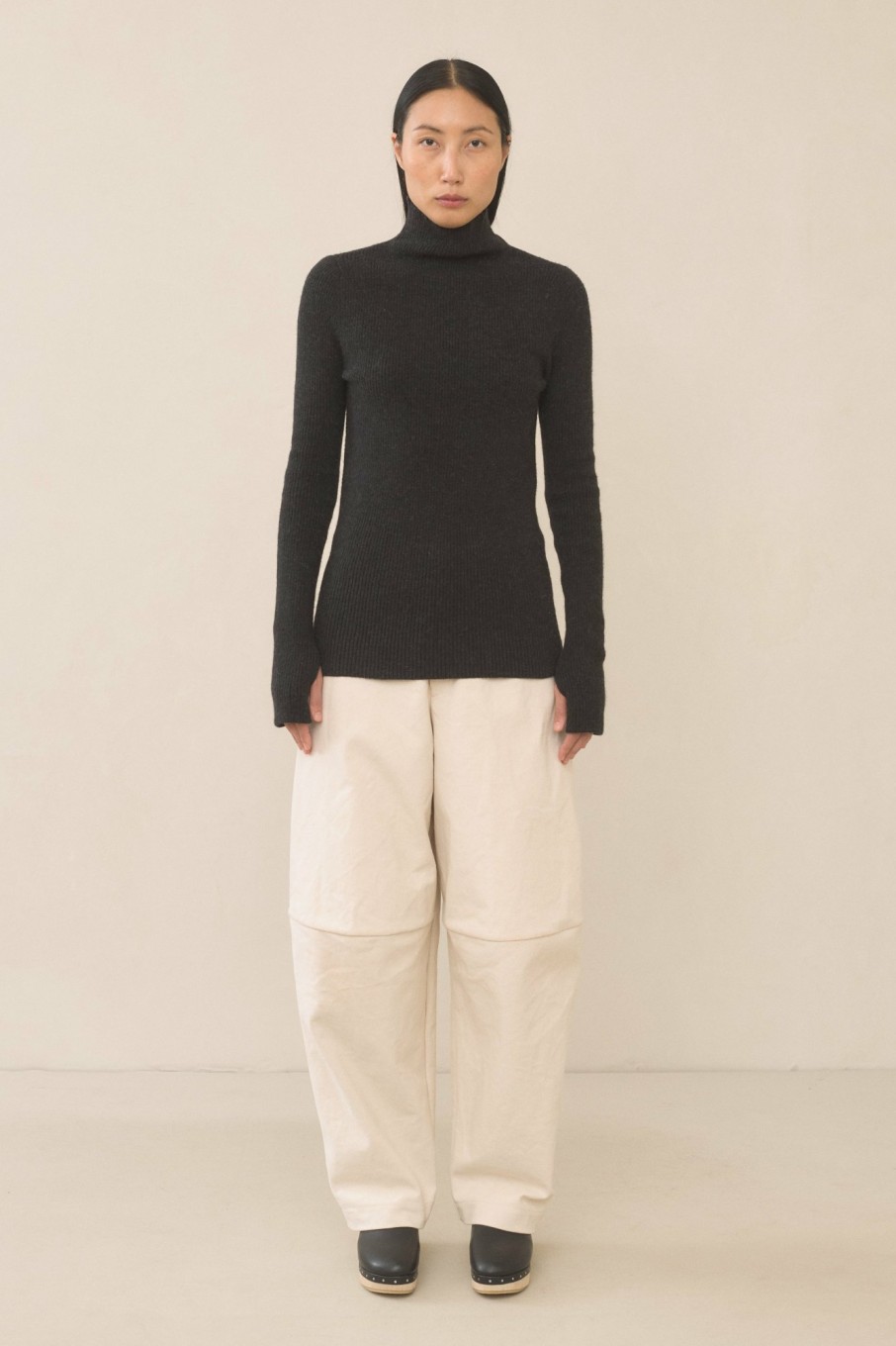 TOP LAUREN MANOOGIAN | Rib Mockneck