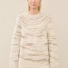 TOP LAUREN MANOOGIAN | Handknit Threadbare Pullover