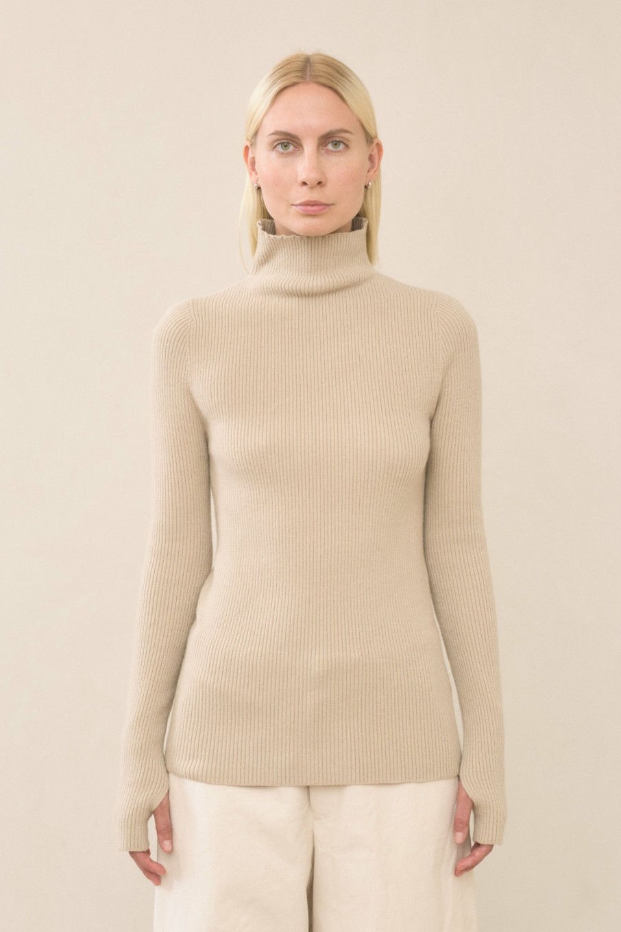 TOP LAUREN MANOOGIAN | Rib Mockneck