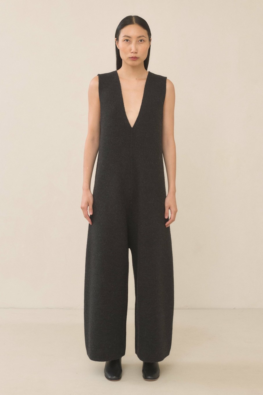 BOTTOM LAUREN MANOOGIAN | Double Knit Miter Jumpsuit