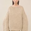 TOP LAUREN MANOOGIAN | Handknit Chunky Pullover