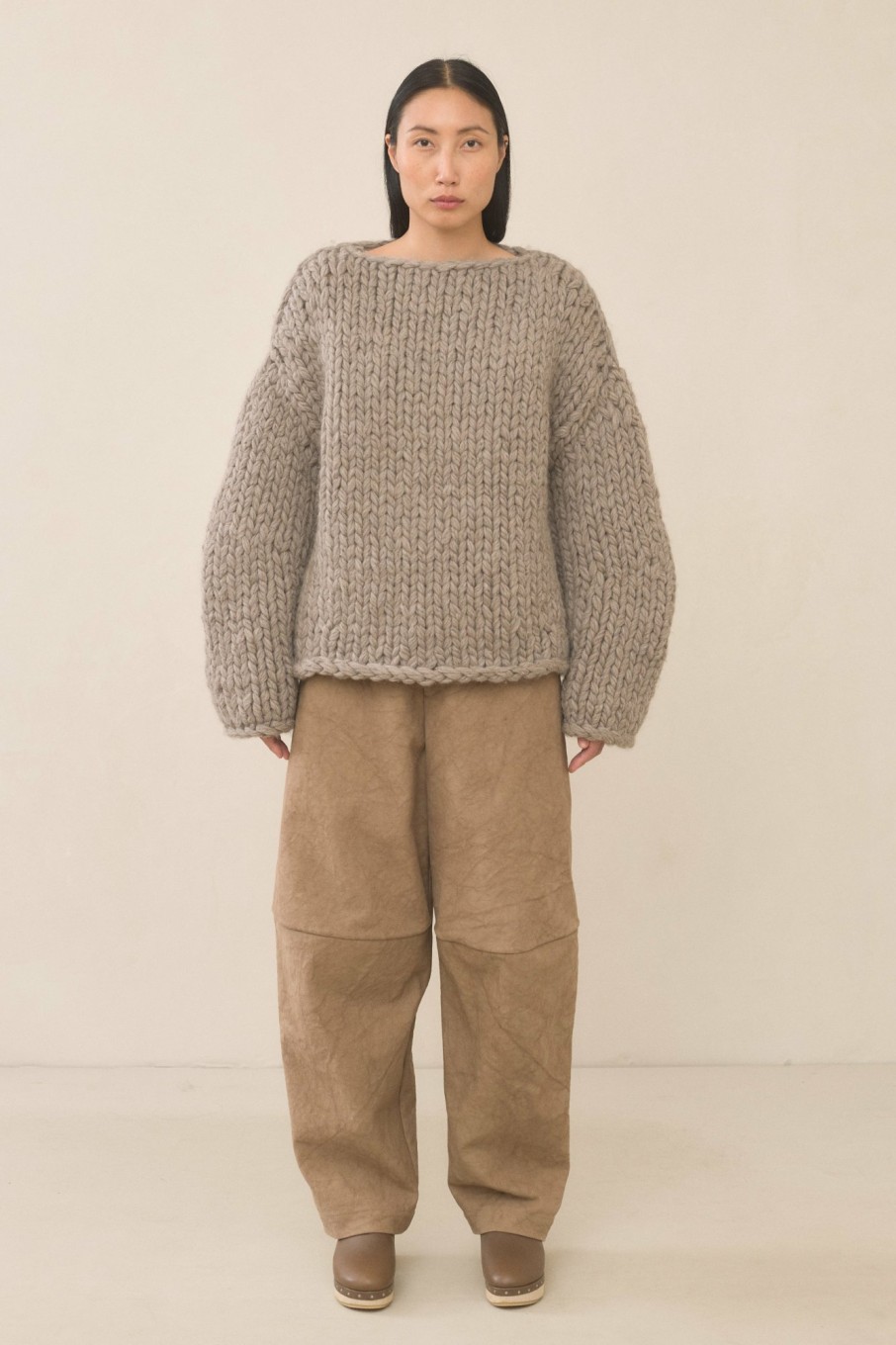 TOP LAUREN MANOOGIAN | Handknit Chunky Pullover