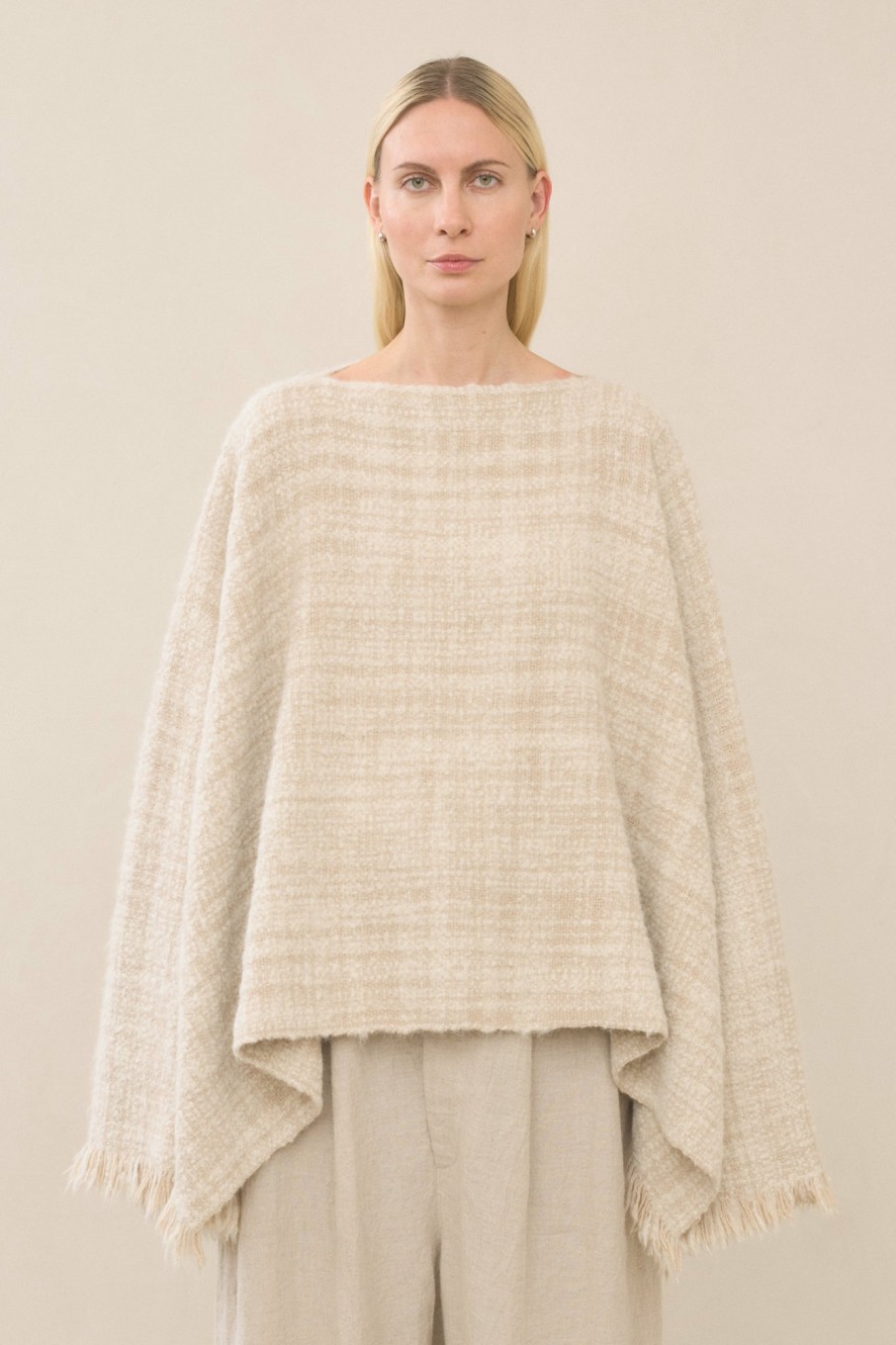 TOP|OUTER LAUREN MANOOGIAN | Handwoven Fade Poncho