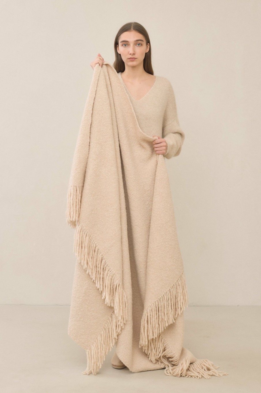 ESSENTIAL|ACCESSORY LAUREN MANOOGIAN | Handwoven Brushed Blanket