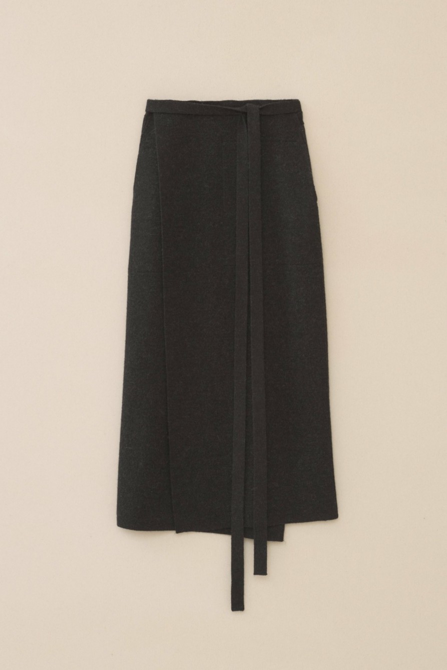 BOTTOM LAUREN MANOOGIAN | Double Knit Apron Skirt